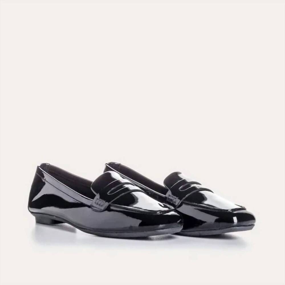 NEW REQINS women's hema vernis shoes in noir